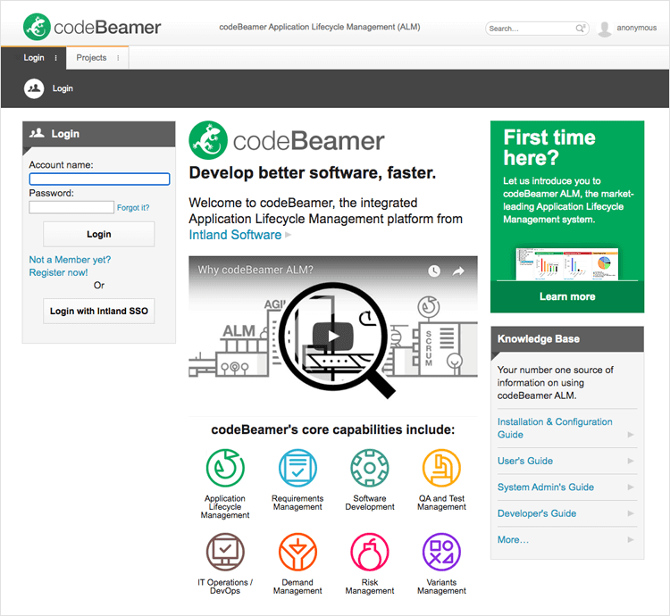 codebeamer for engineering requirements management tool
