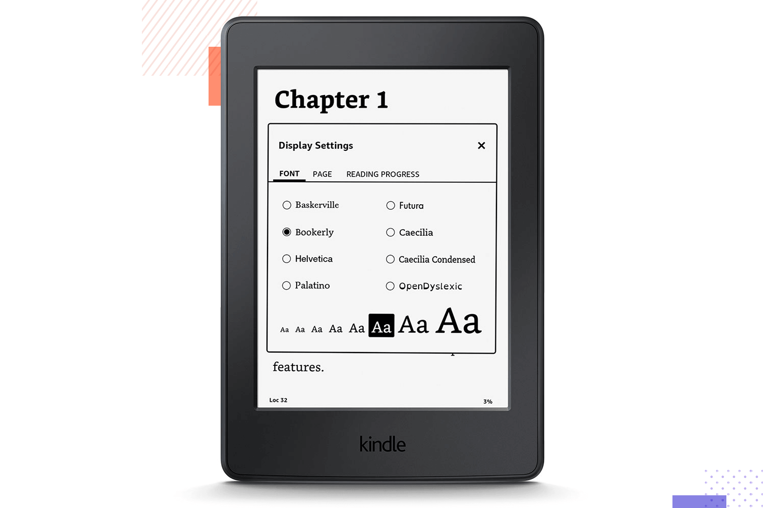 amazon kindle as example of accessible ux design