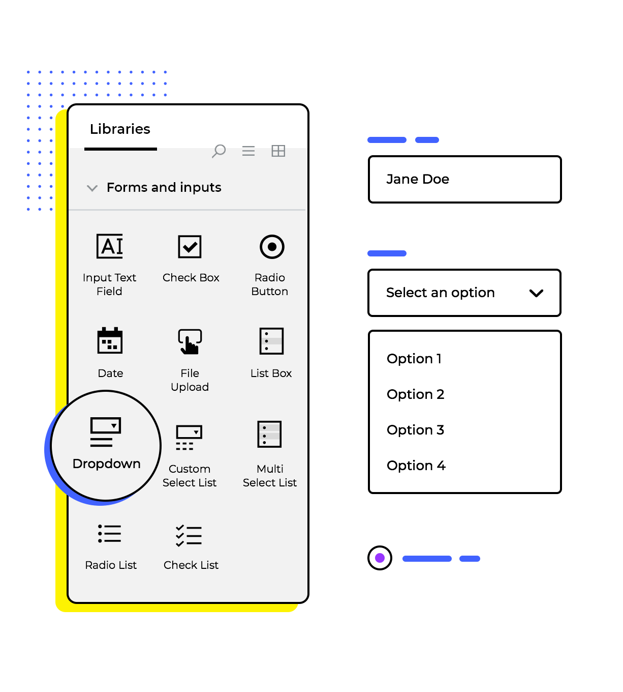website mockup tool for interactive forms