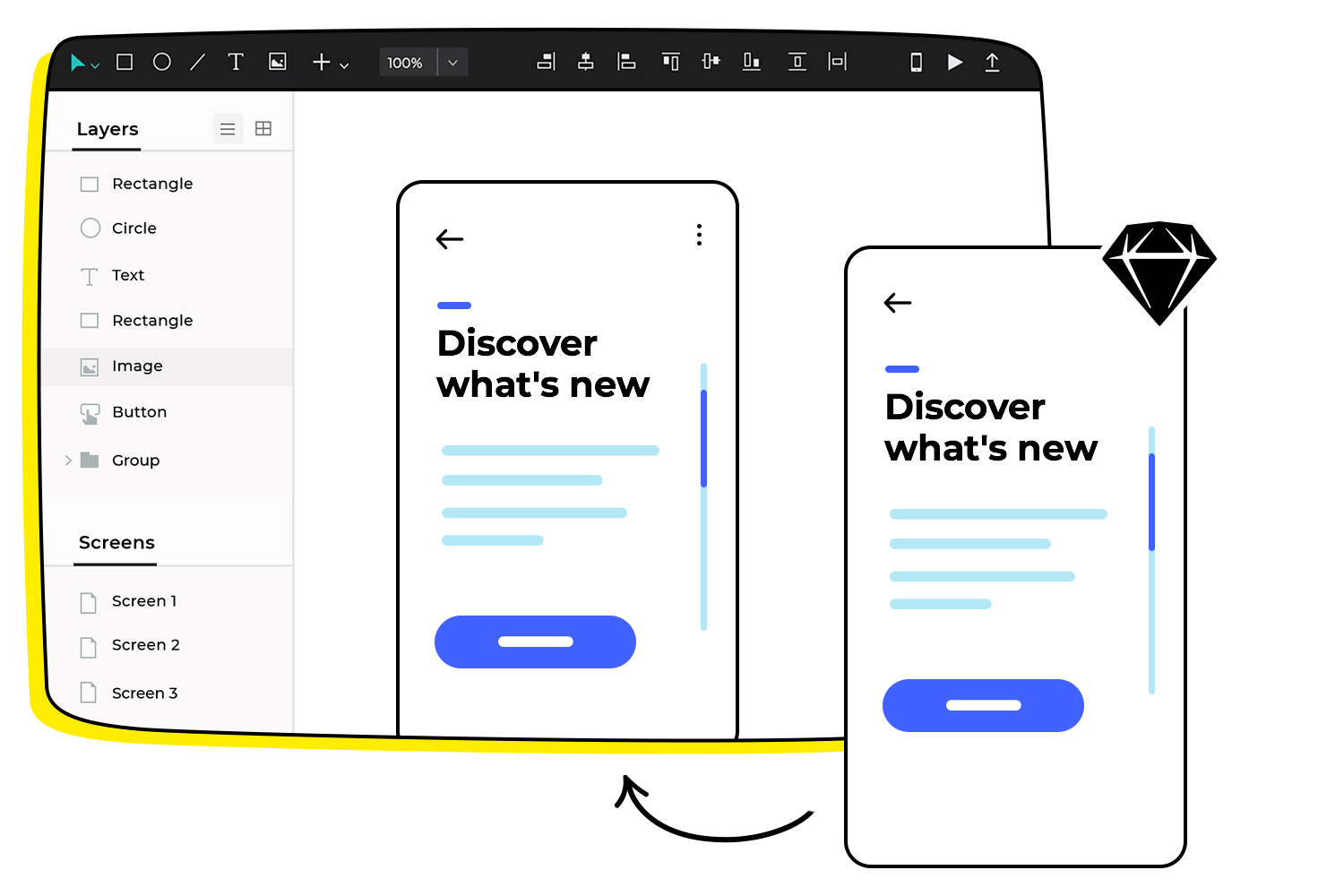 Edit texts design with Sketch in your project