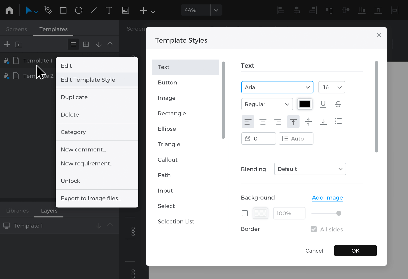 Edit default element styles