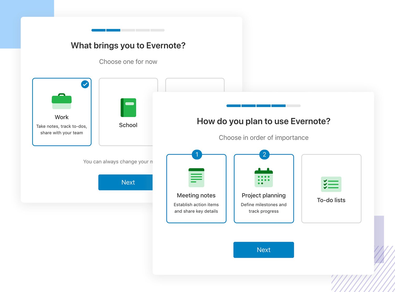 User onboarding made easy with Evernote