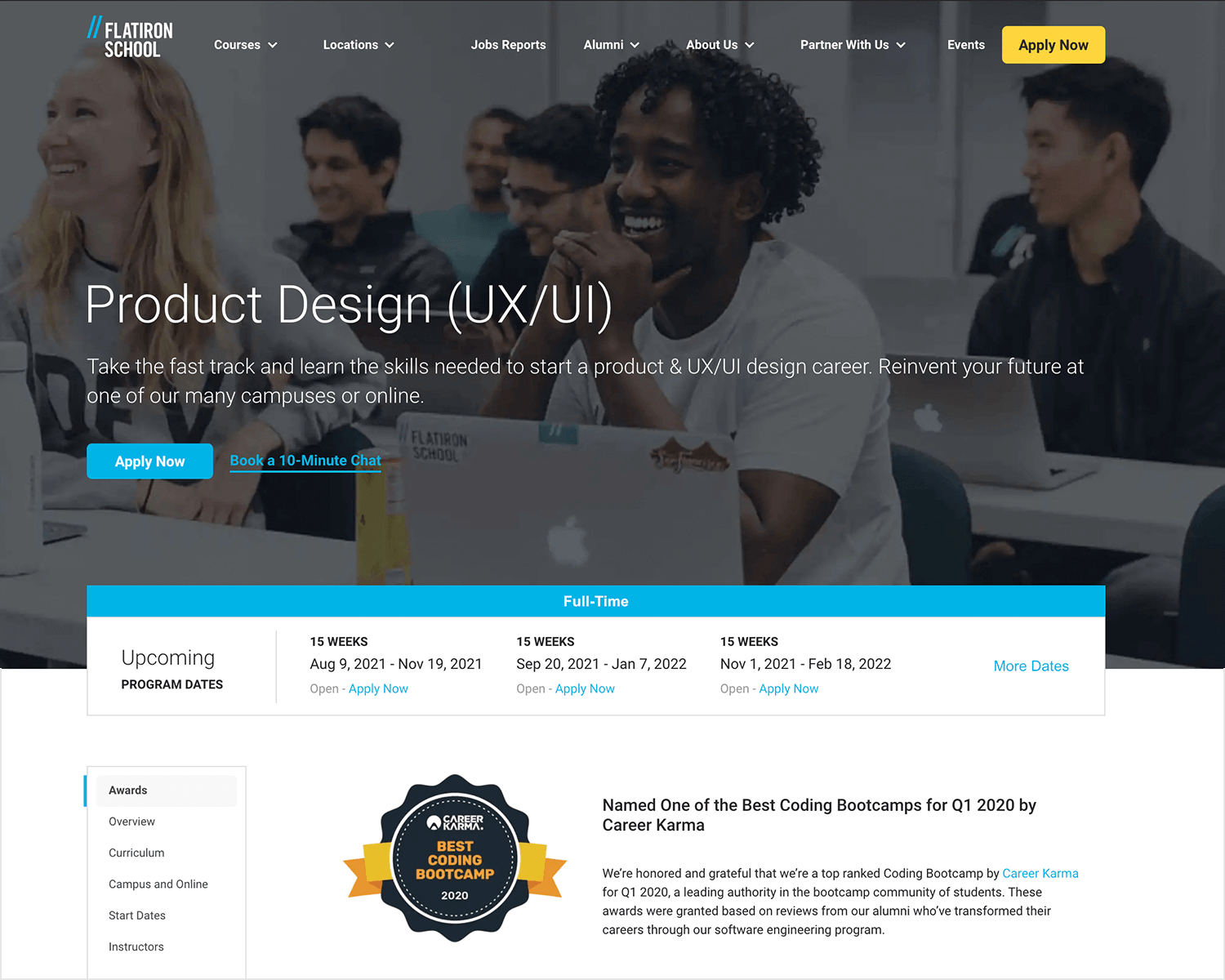 paid ux design course by flatiron