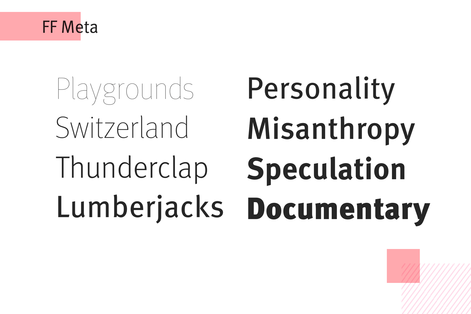 Fonts for mobile apps - FF Meta