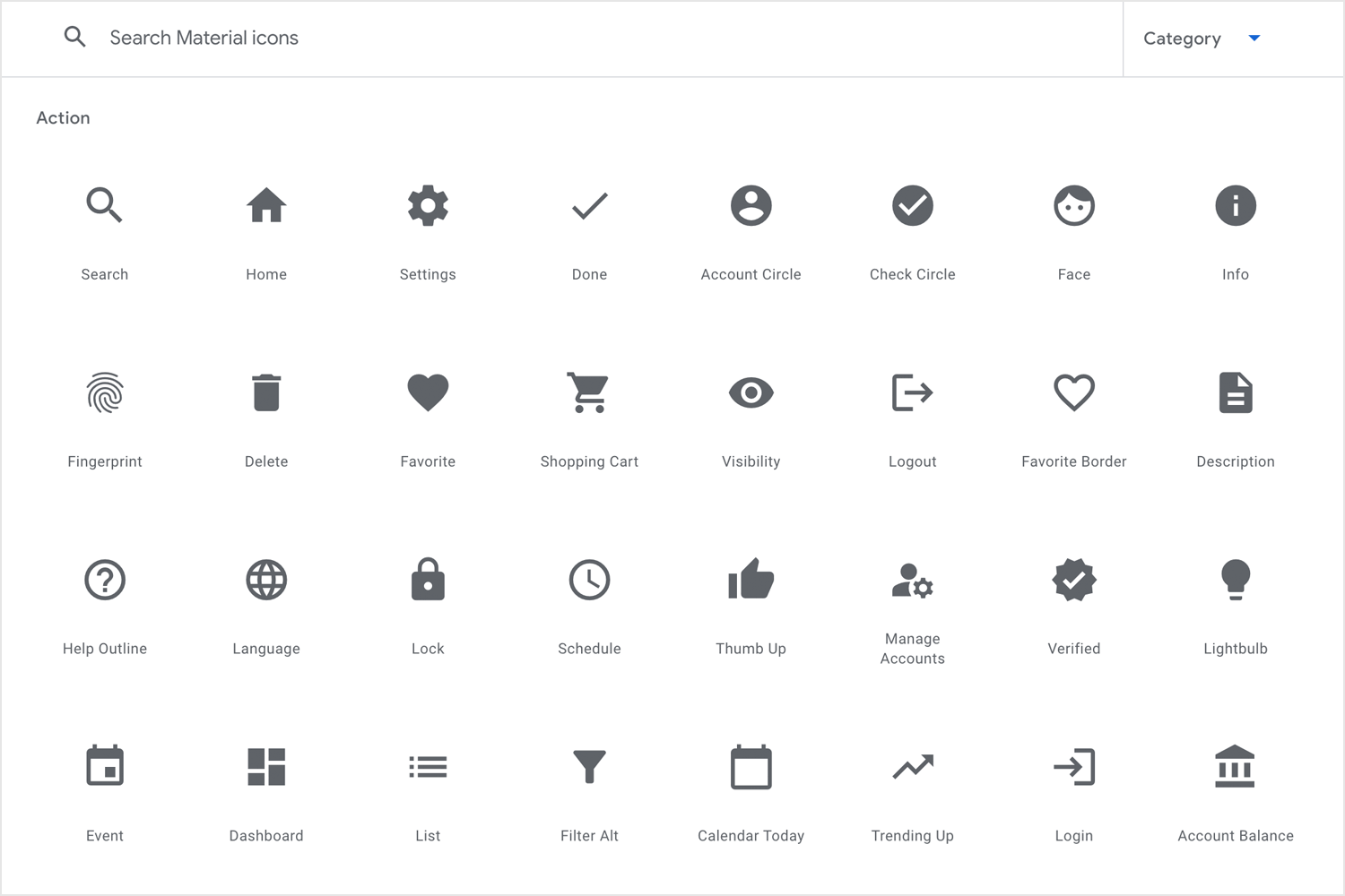 Free app icons to download - Material Design