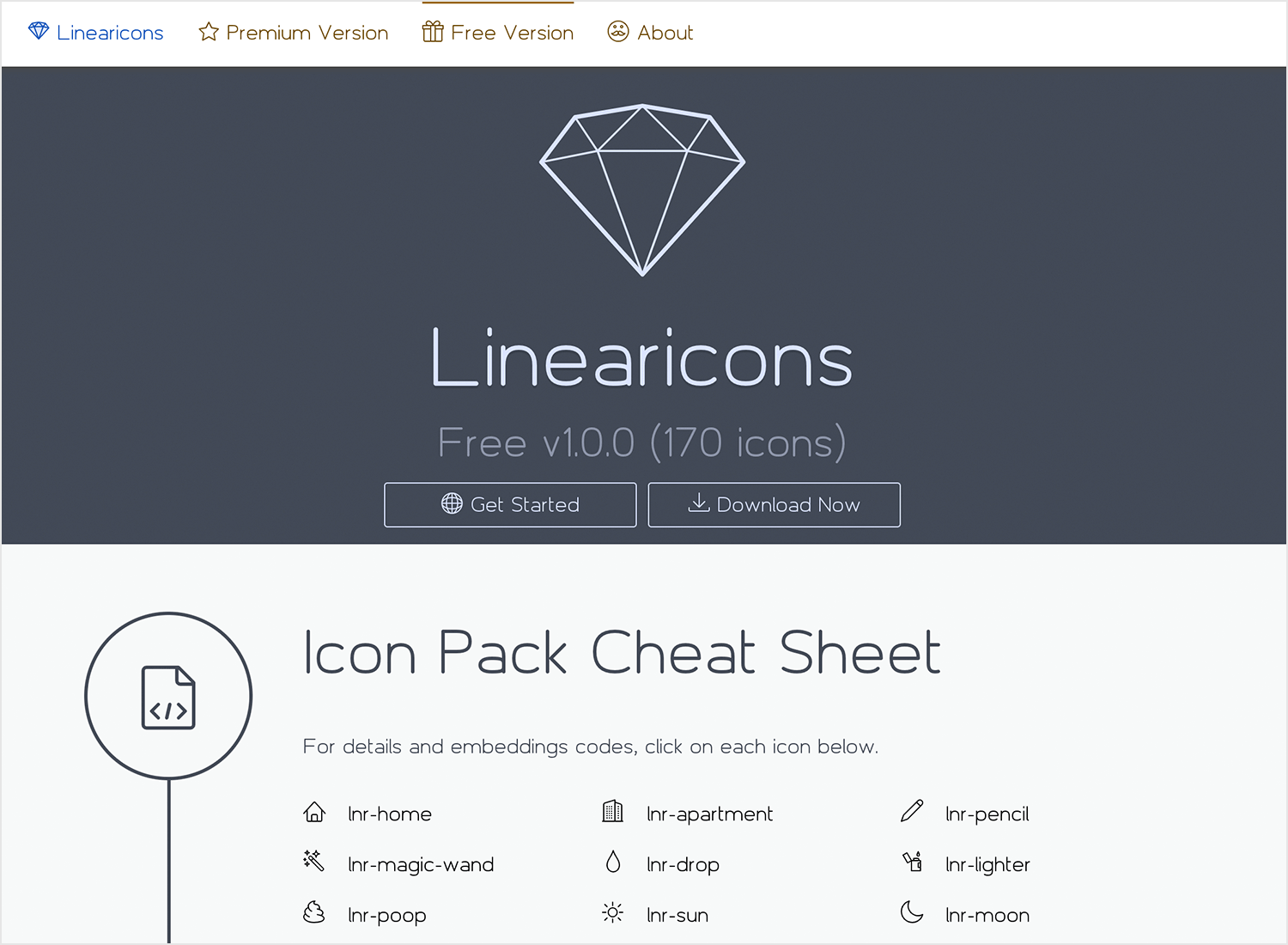 Free website icons to download - Linearicons