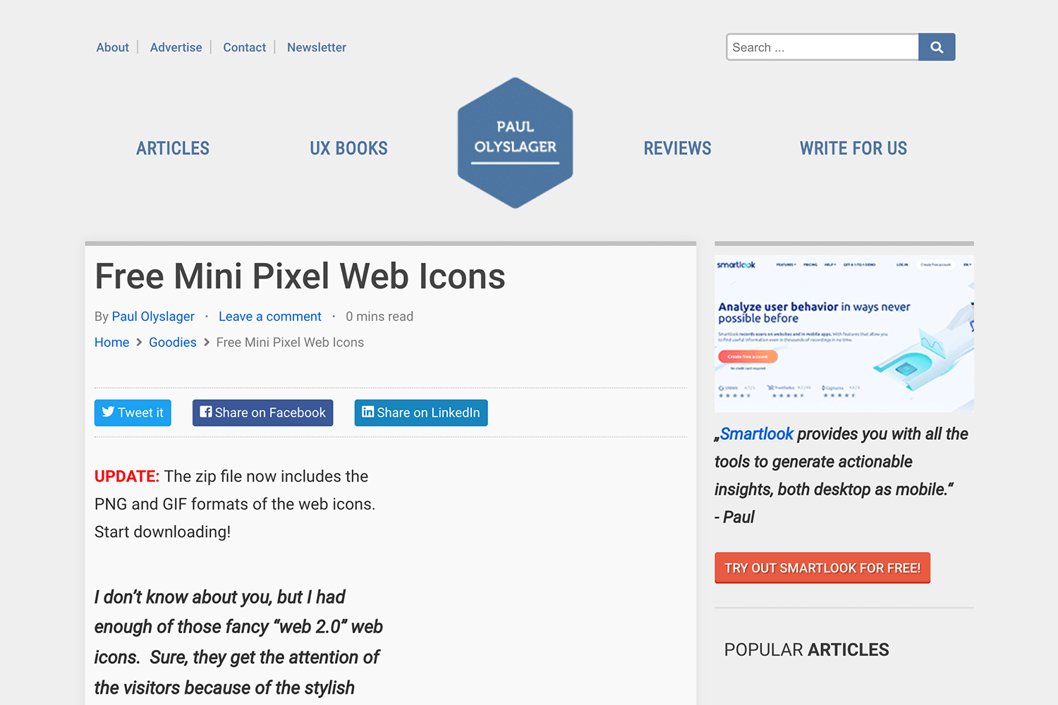 Free website icons to download - Paul Olyslager