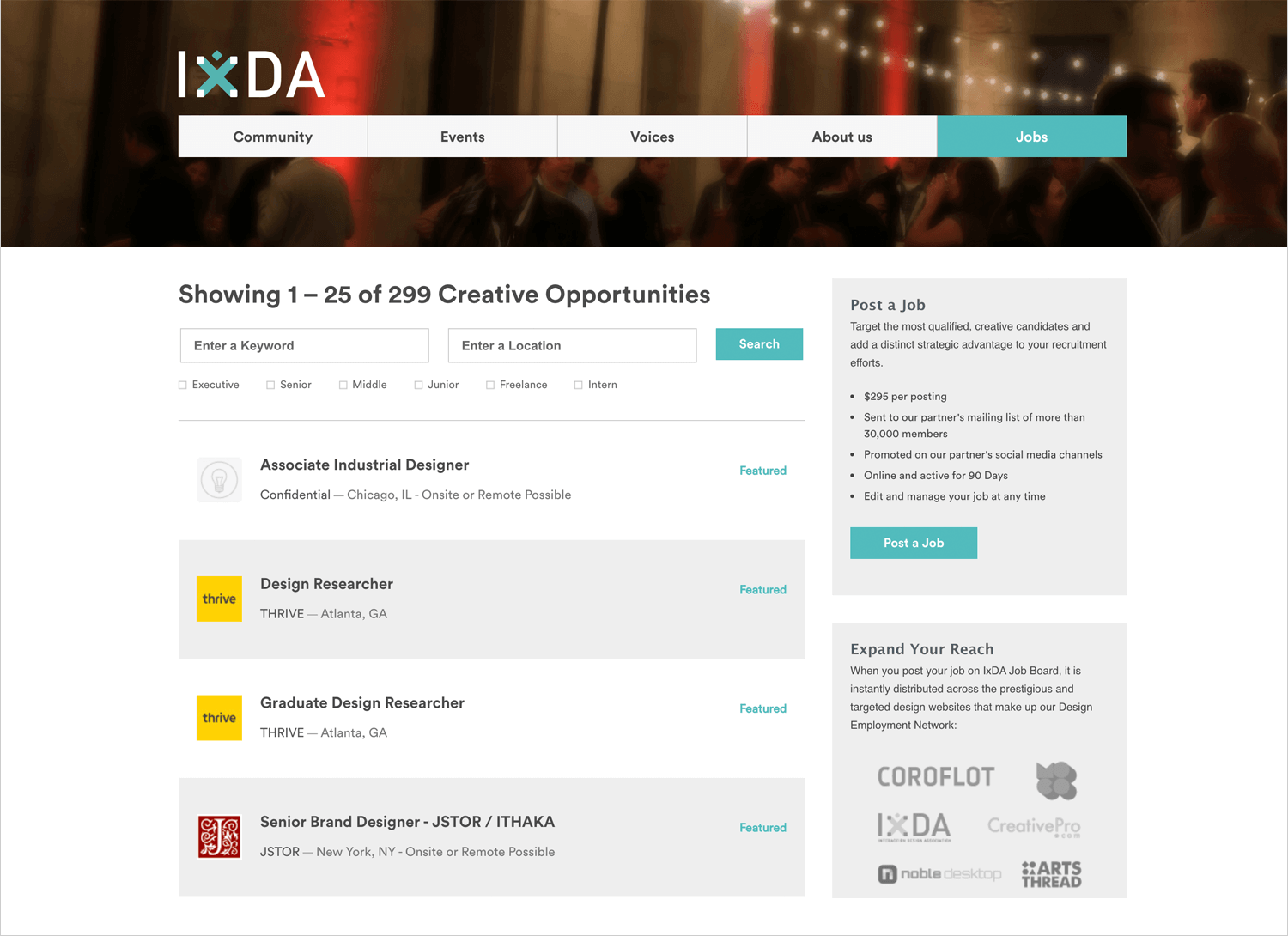 IxDA as a place to find ux design jobs