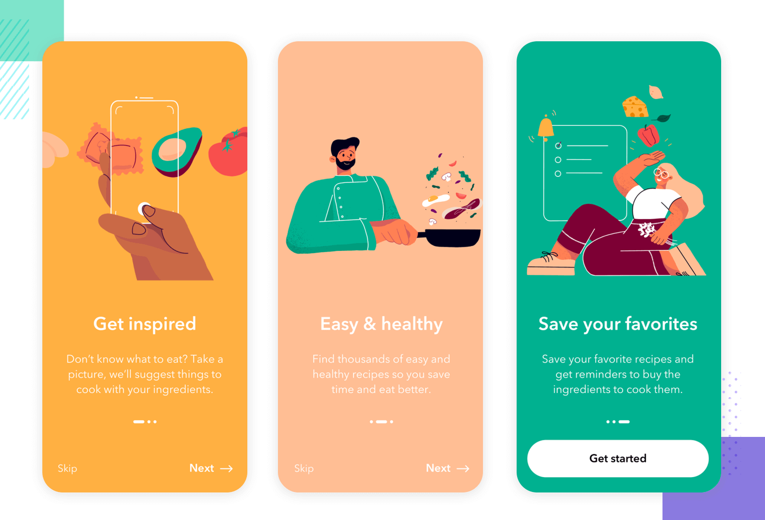 mobile app onboarding example for ux design
