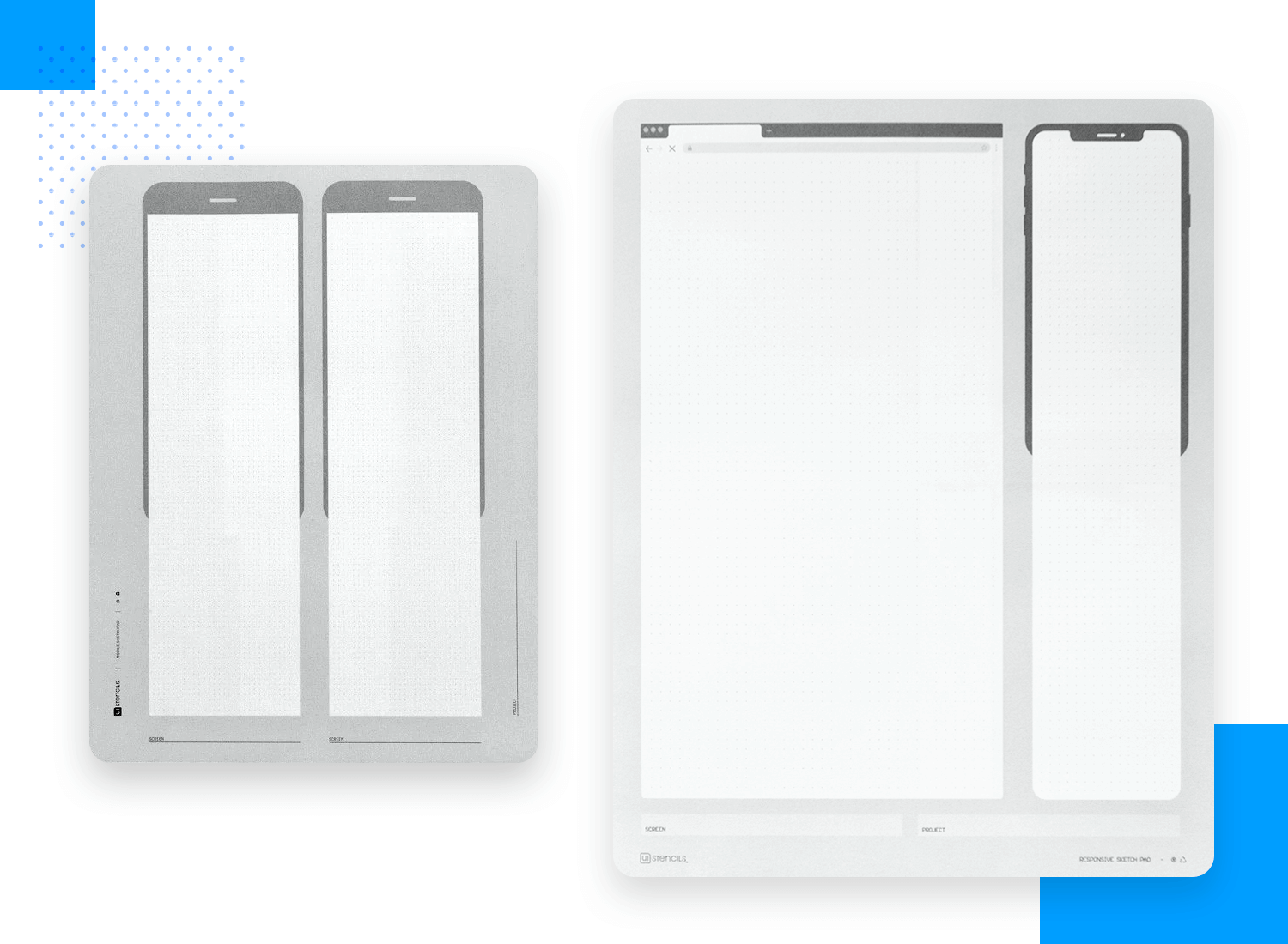 Paper prototyping templates - expandable sketch pads