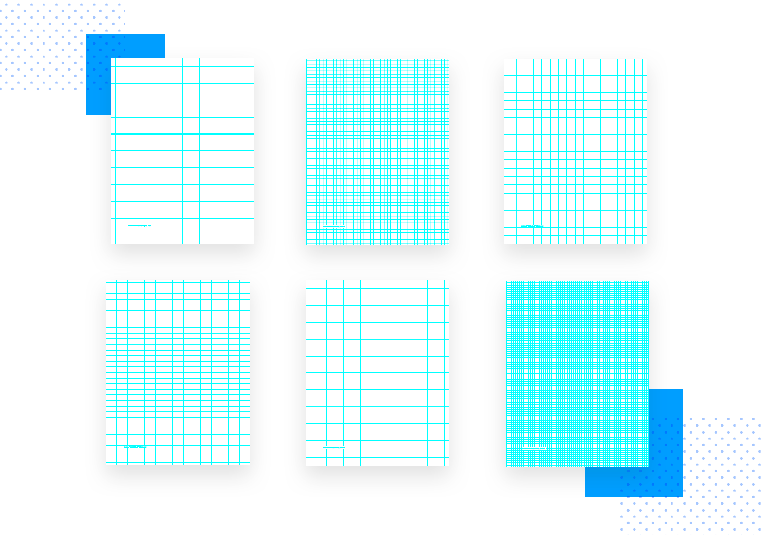 Paper prototyping templates - downloadable graph paper