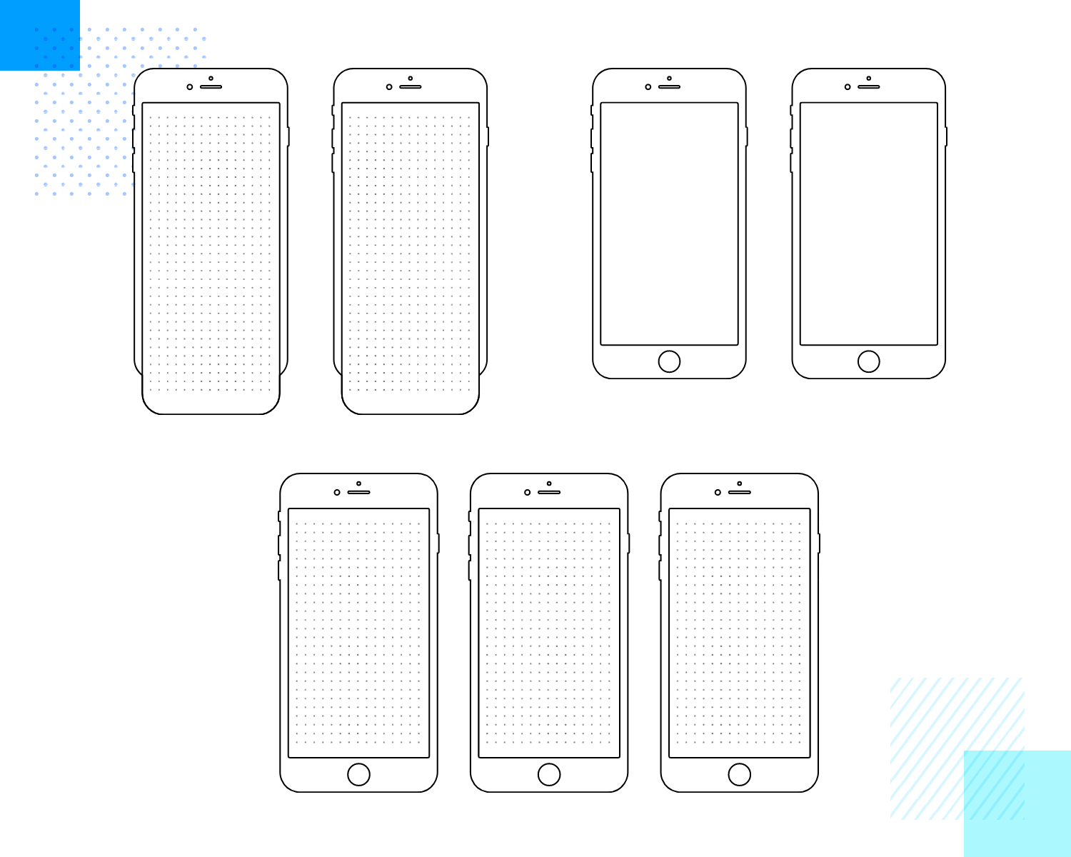 Paper prototyping templates for smart phones