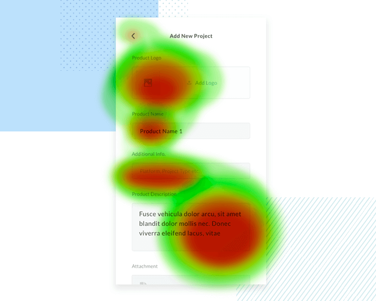 do research before a/b testing - heatmap example