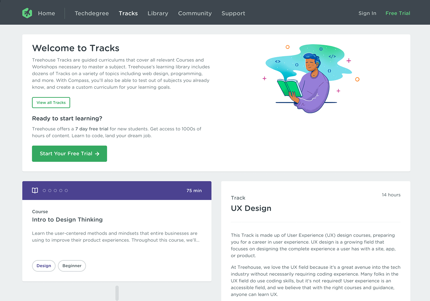 Online UI/UX design course at Treehouse