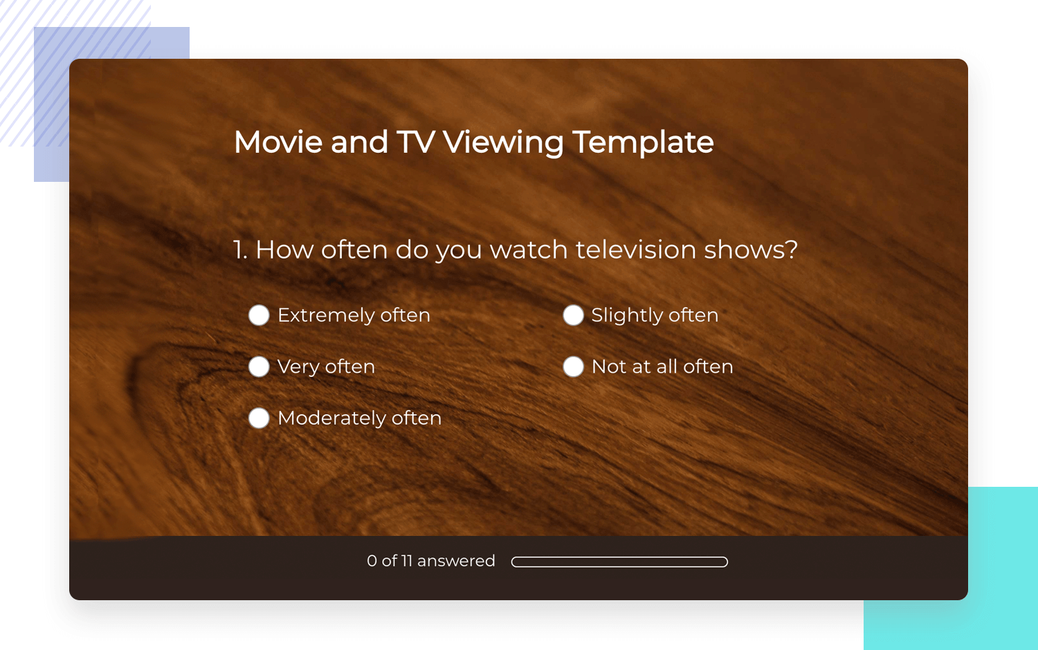 tv research survey example by surveymonkey as template