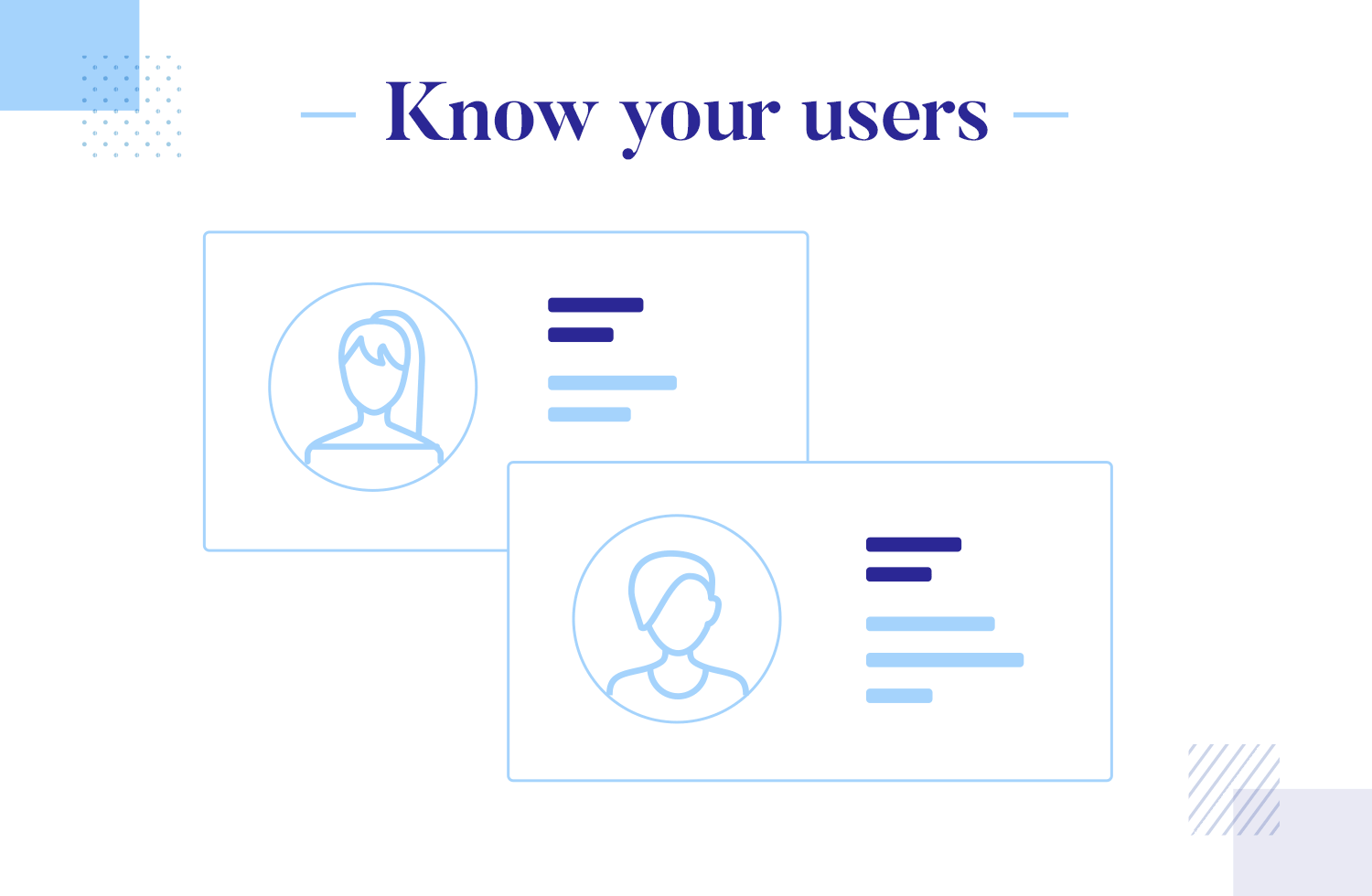 User onboarding best practices - know your users