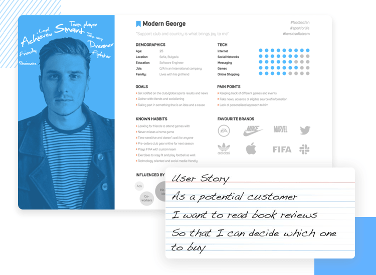 example of user persona as ux research method