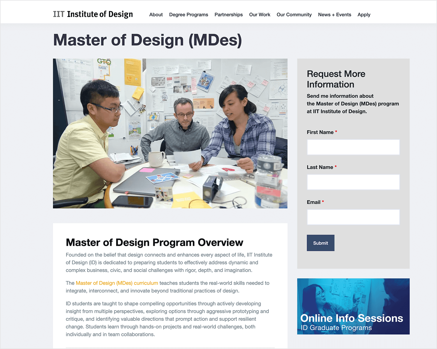 ux design masters in chicago