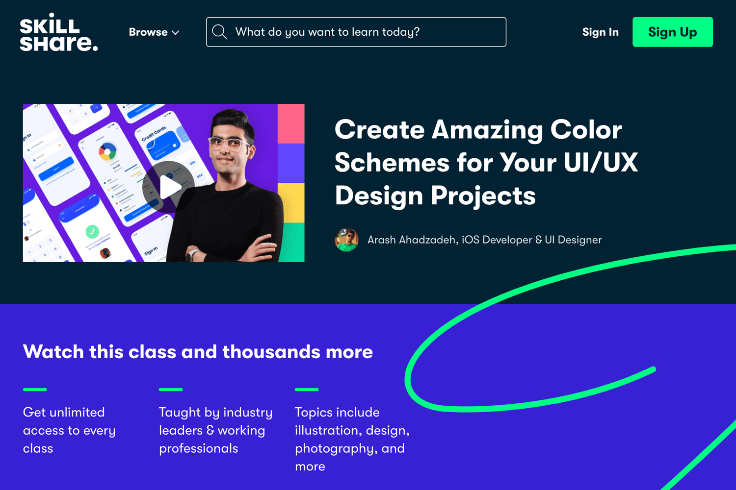 web design tutorial on color schemes and theory