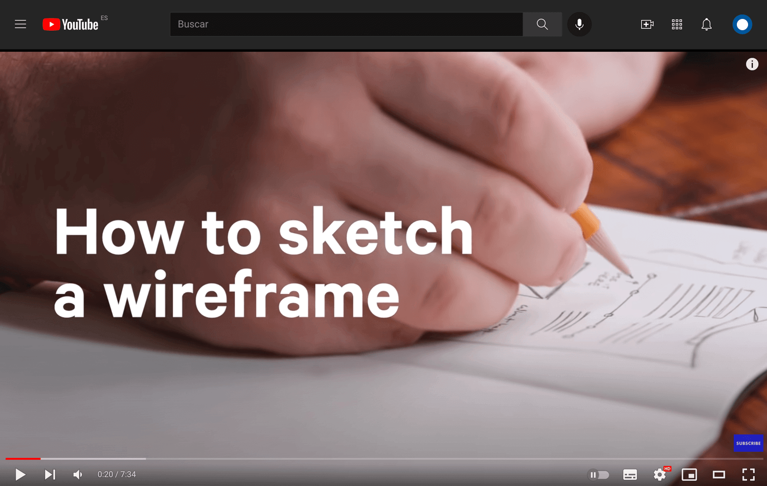 example of web design tutorial that teaches about wireframes