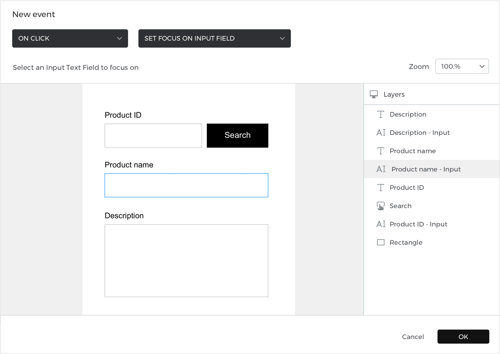 Interactive wireframes: autopopulate text fields