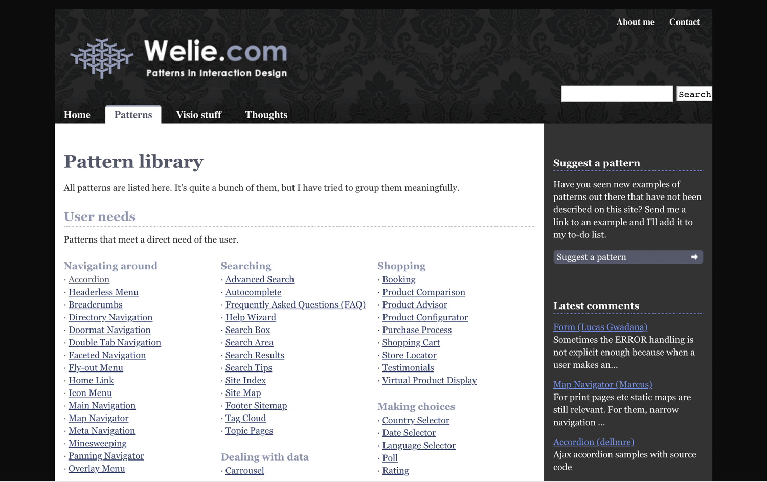 wellie as ui pattern library